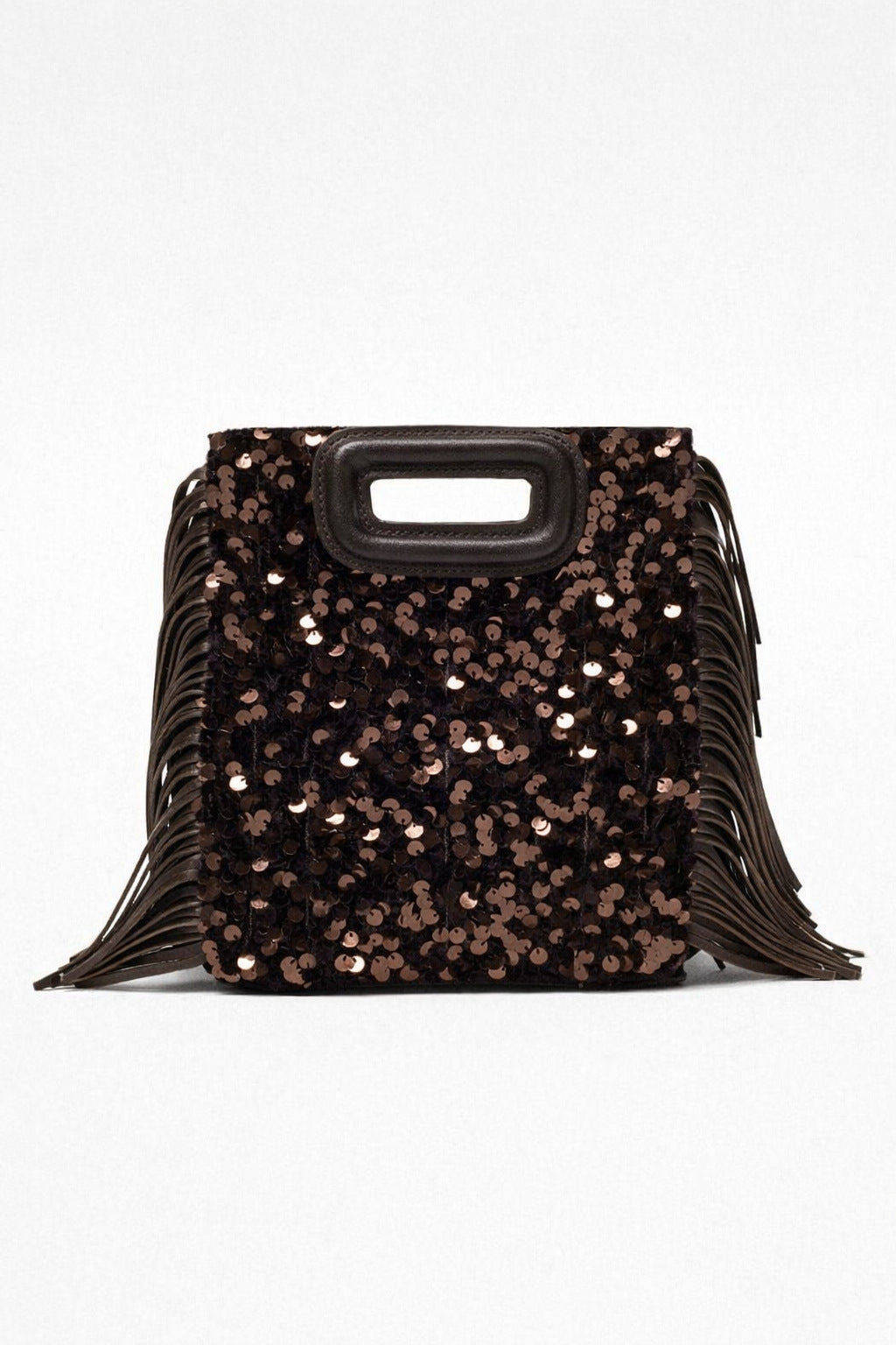 Fringed Sequin Clutch