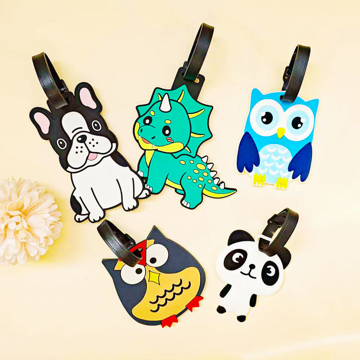 Unisex Luggage Tag in Artistic Owl Design Kalsten