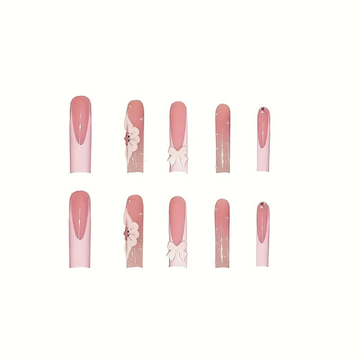 Floral 3D Nail Art Extensions Kalsten