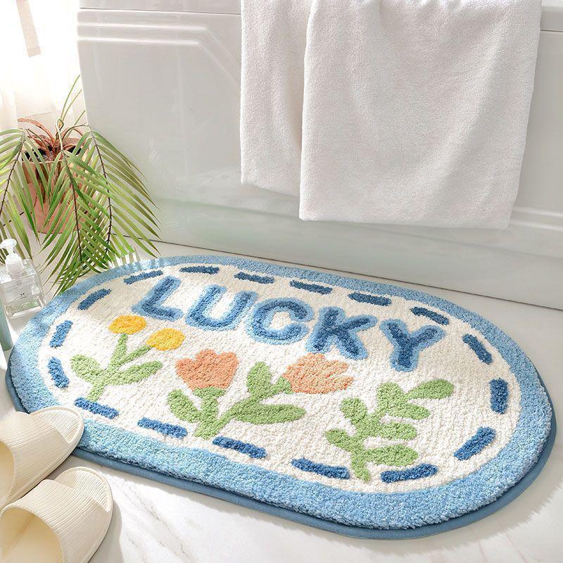 Playful Penguin-Themed Bath Mat Kalsten
