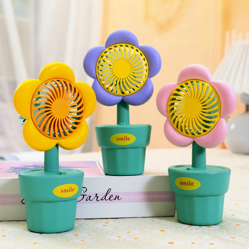 Ladies Portable Hand Fan with Playful Design Kalsten