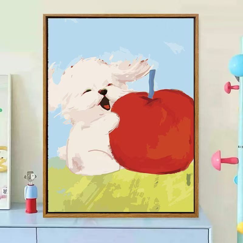 Cute Dog-Themed Decorative Canvas Art Kalsten
