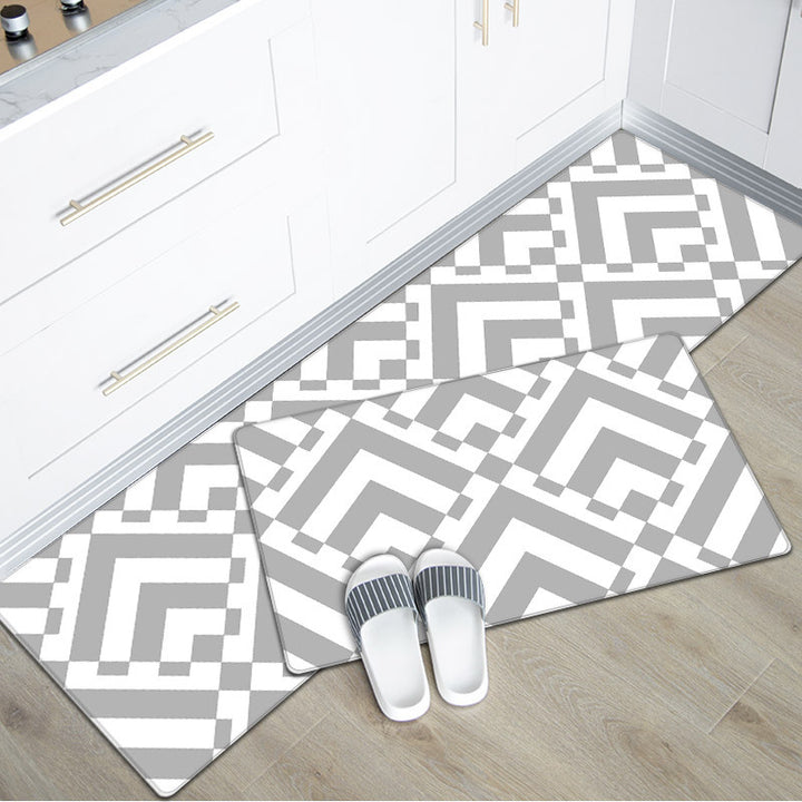 Geometric Pattern Kitchen Mat Set Kalsten 1791538328