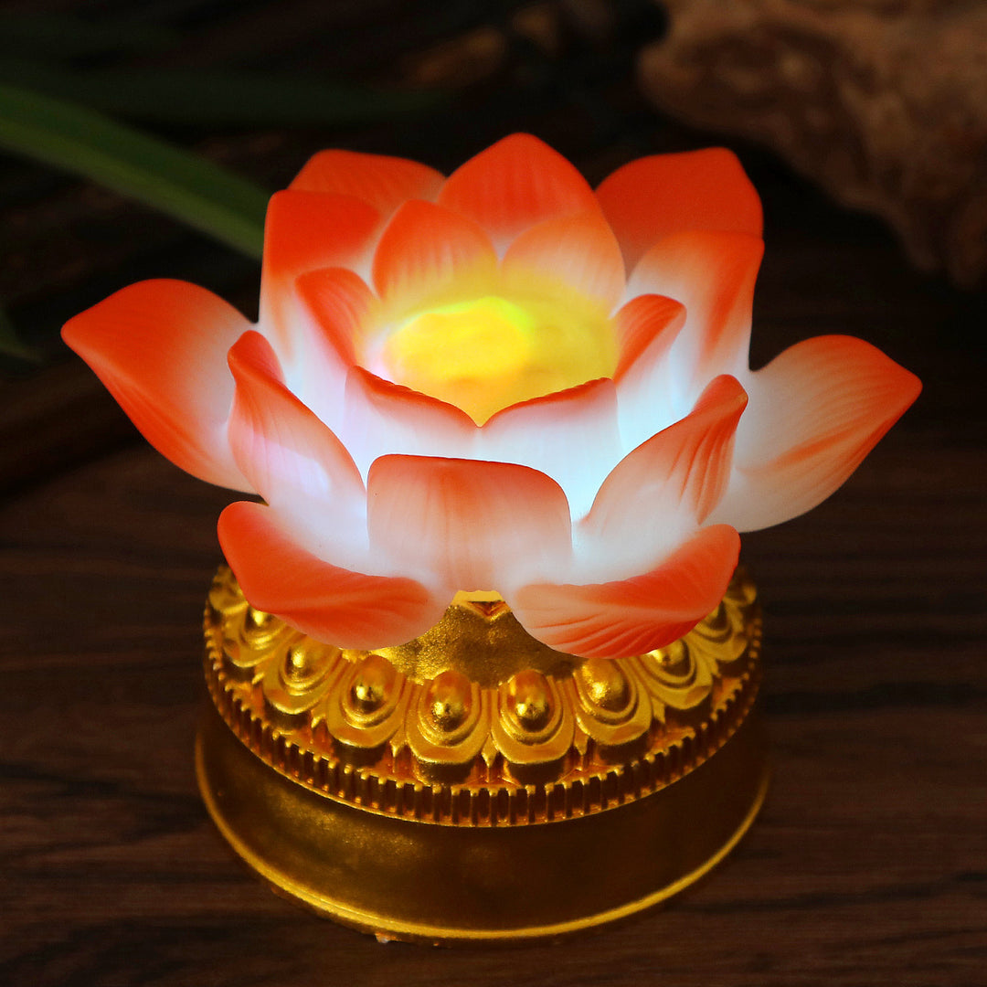 LED Lotus Flower Table Lamp
