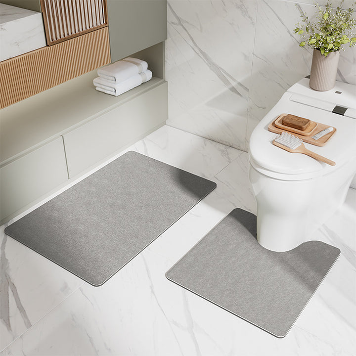Soft Absorbent Bathroom Mat Set
