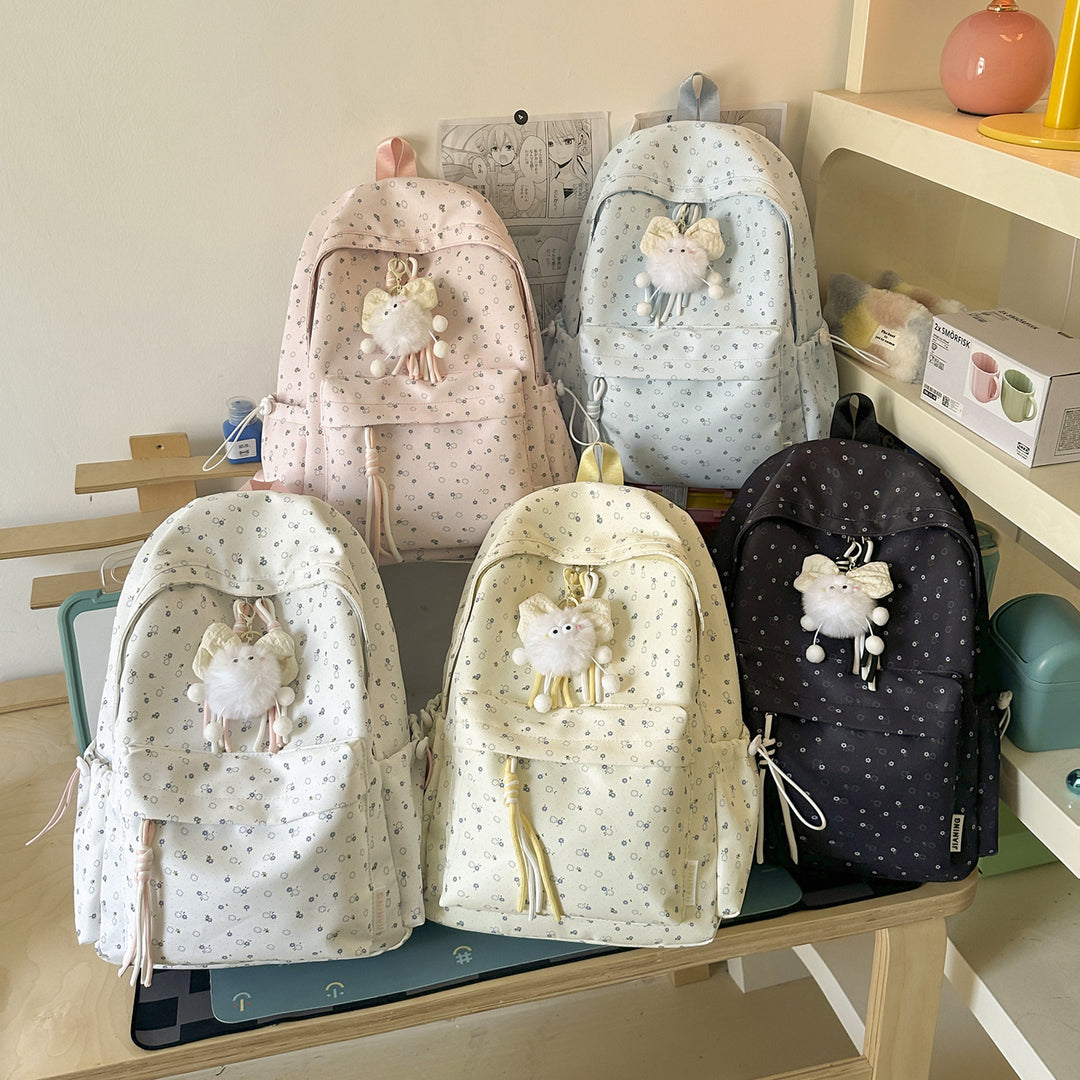 Cute Floral-Embellished Daypack Kalsten