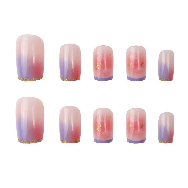 Artistic Cloud-Inspired Press-On Nails Kalsten