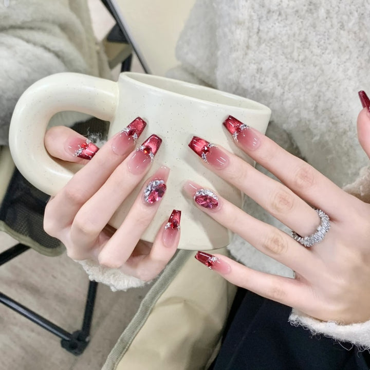 Decorative Luxury Press-On Nail Set Kalsten