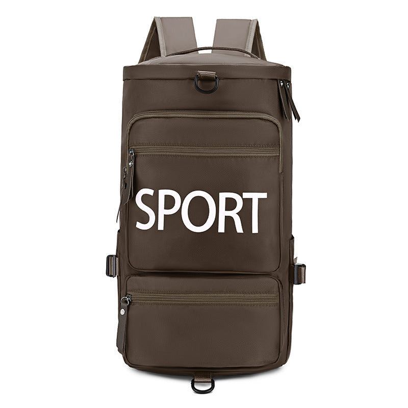 Sporty backpack with multiple compartments and reflective elements Kalsten