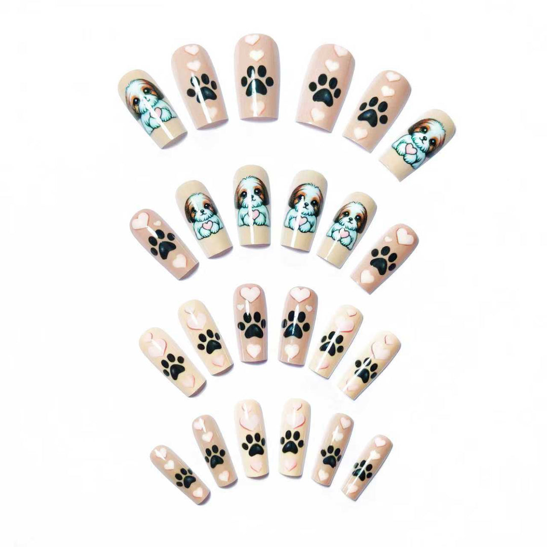 Playful Pet-Themed 3D Nail Art Kalsten