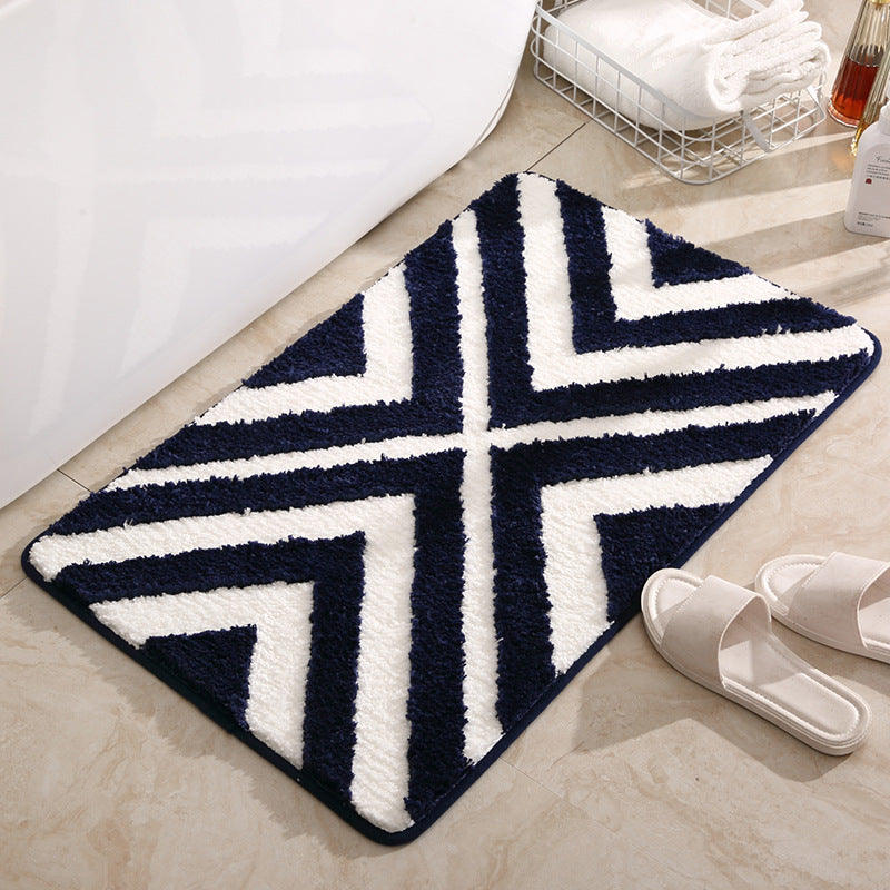 Modern Geometric Bathroom Mat Kalsten