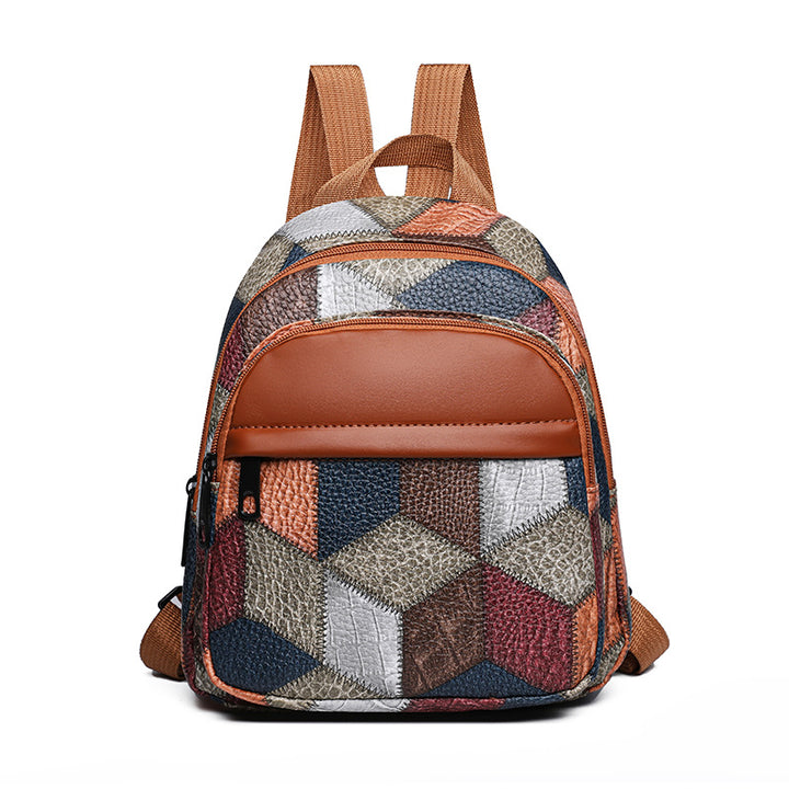 Geometric Patterned Fashion Backpack Kalsten