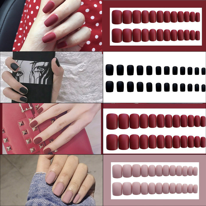 Matte Press-On Nail Set Kalsten