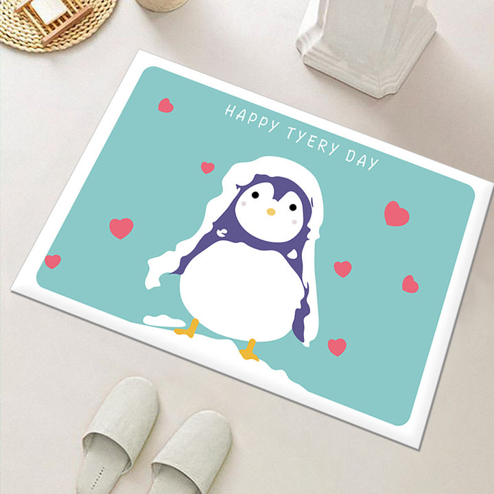 Cute Cat-Themed Indoor Area Mat