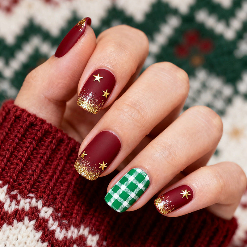 Festive Nail Art Press-On Set Kalsten