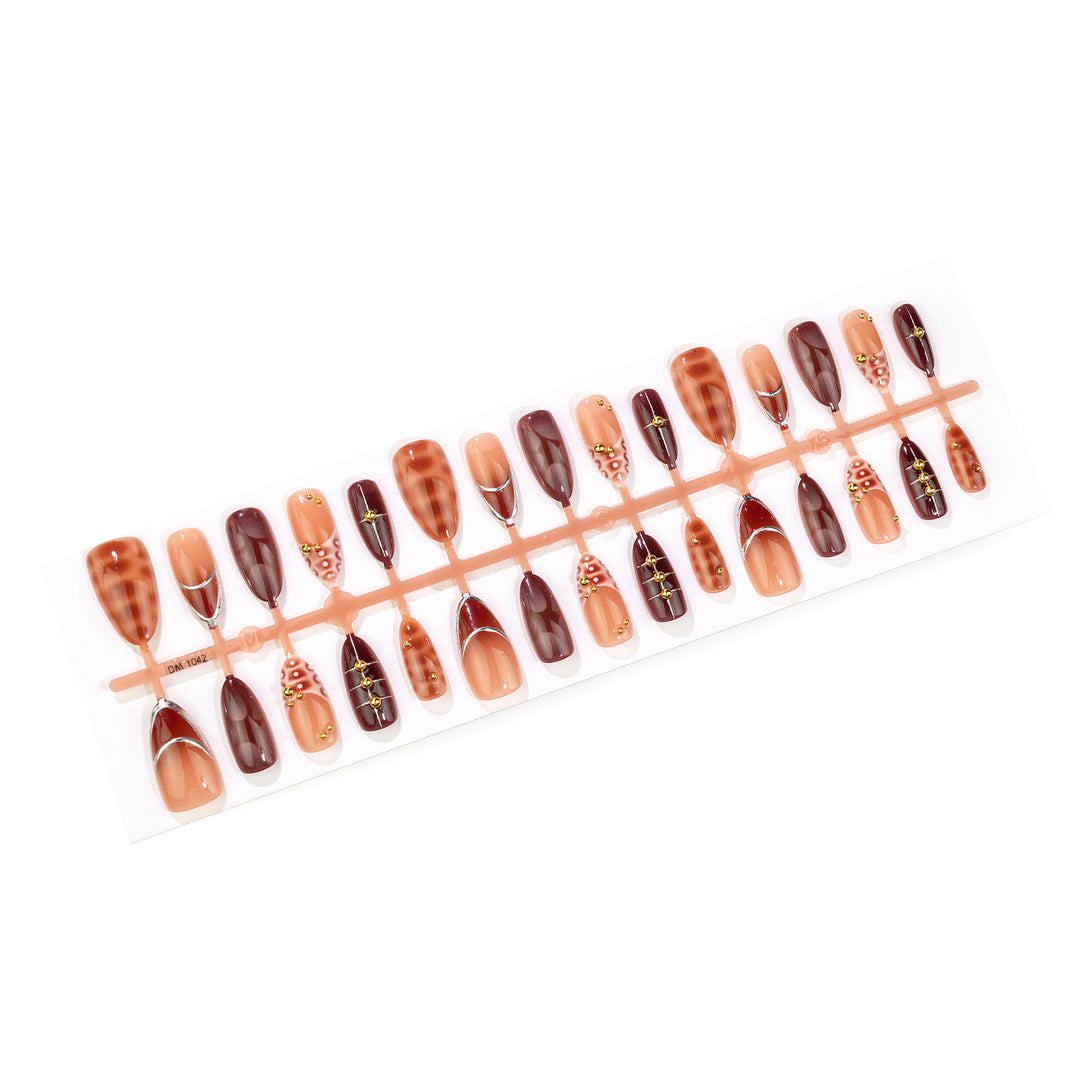 Manual Press-On Nail Art Set