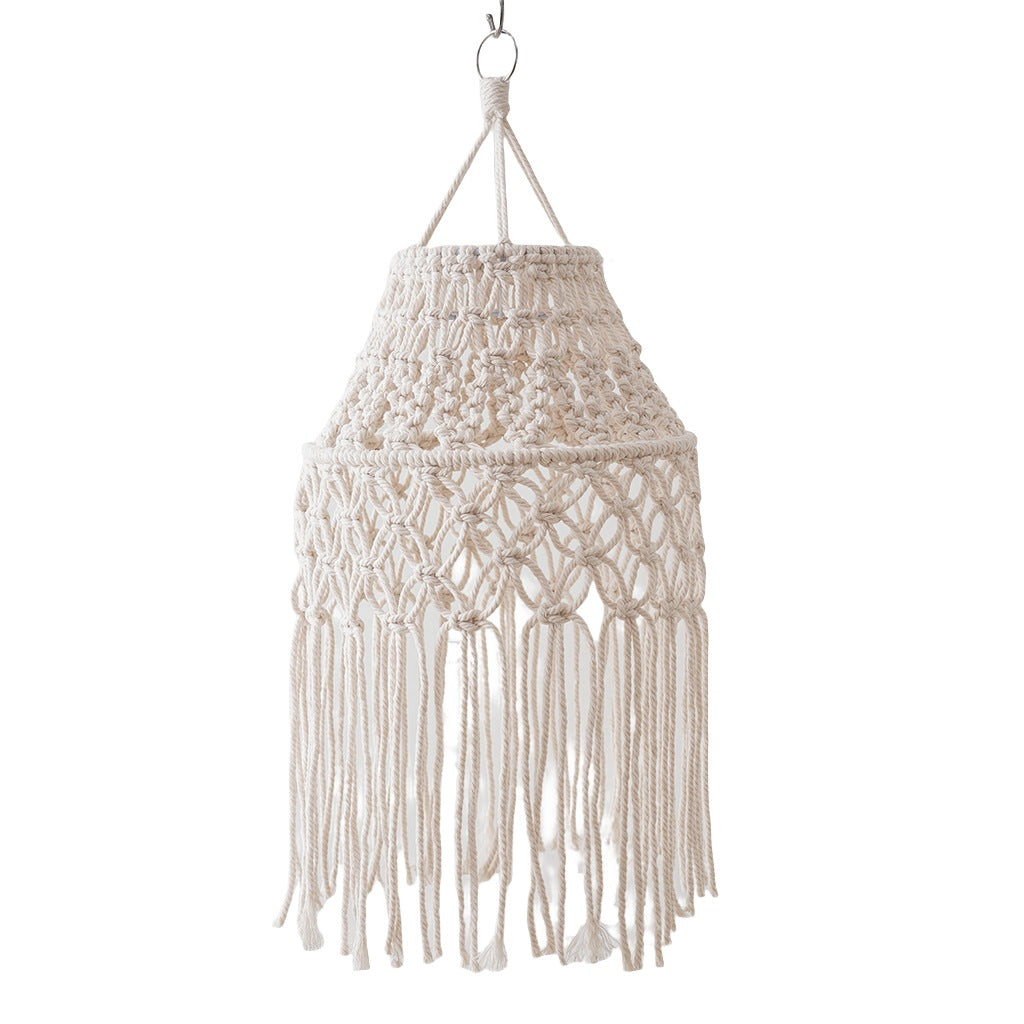 Macramé Bohemian Hanging Pendant Light Shade Kalsten