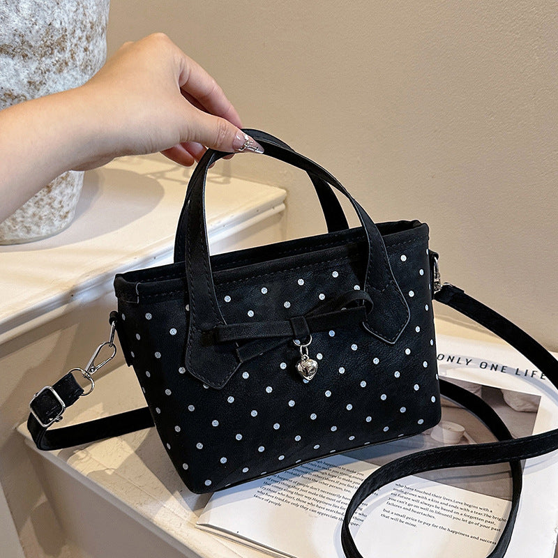 Polka Dot Mini Handheld Purse