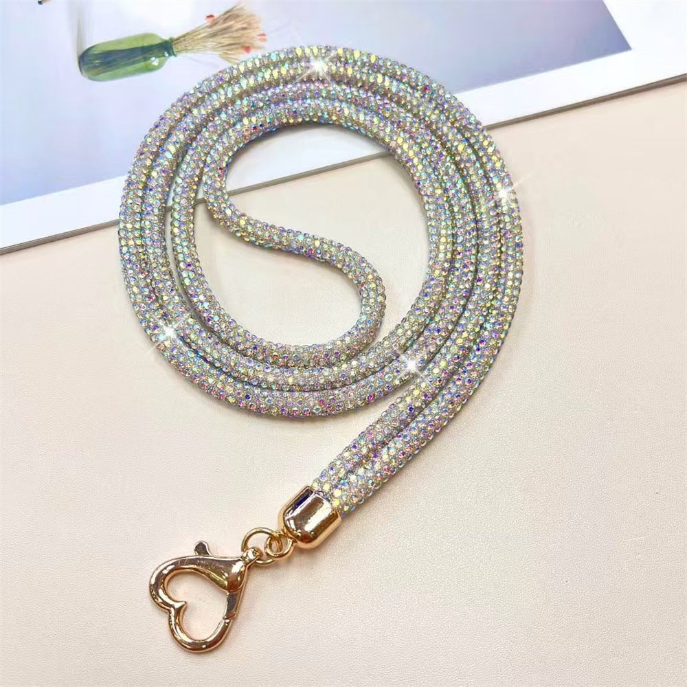 Sparkling Rhinestone Key Lanyard Kalsten
