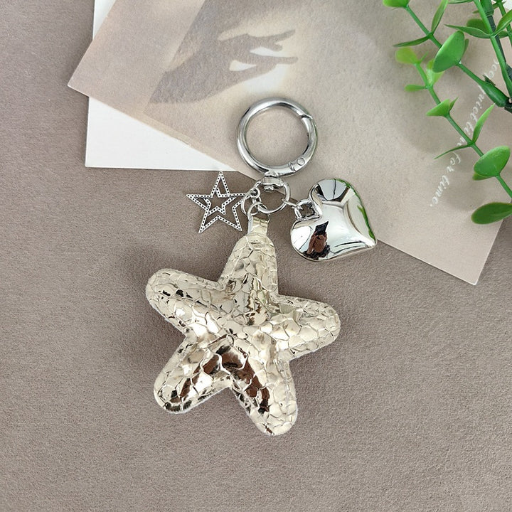 Keychain with star and heart design Kalsten