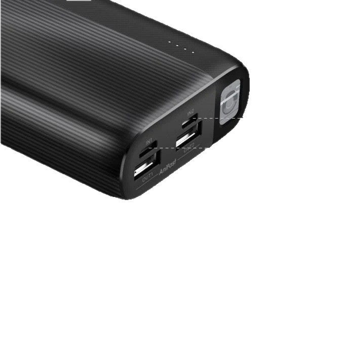 High-capacity portable power bank with dual USB ports and LED display Kalsten