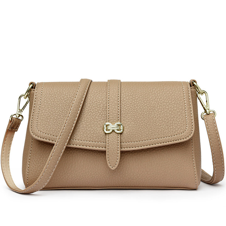 Elegant Faux Leather Crossbody Bag Kalsten