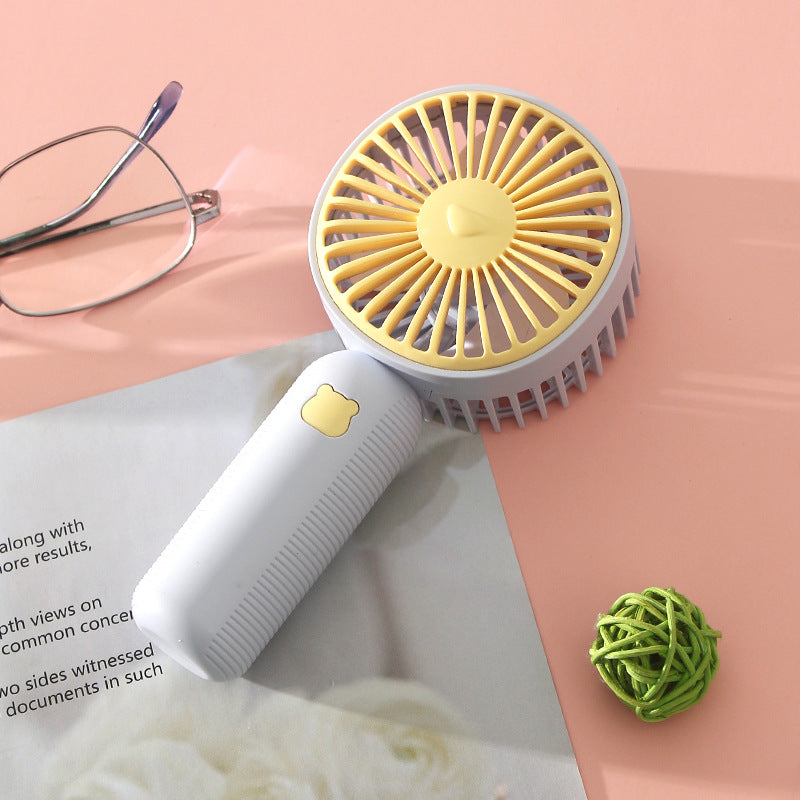 Unisex Portable Handheld Fan with Ergonomic Design and Rechargeable Battery Kalsten