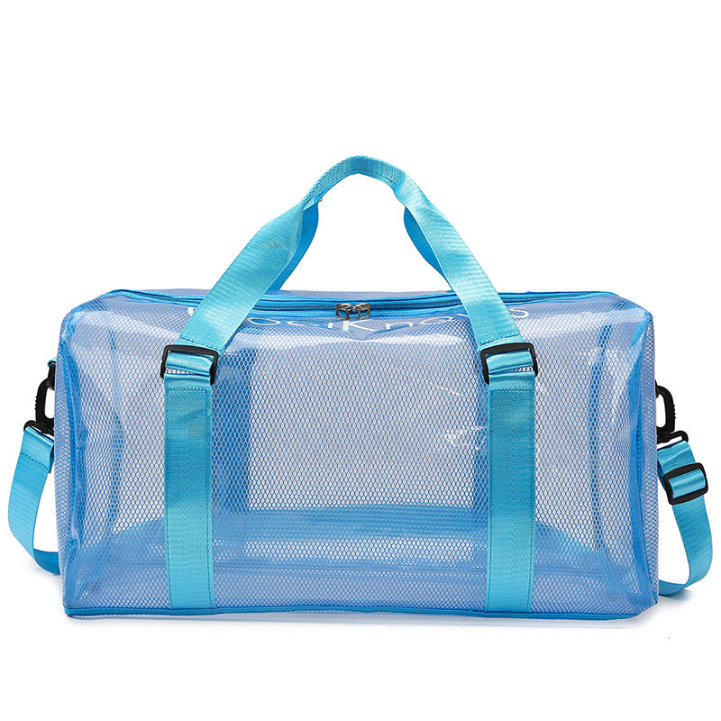Transparent Mesh Sports Duffel Bag Kalsten