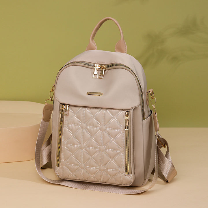 Quilted Multi-Compartment Backpack Kalsten