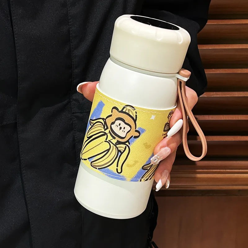 Women's insulated bottle with playful panda design Kalsten