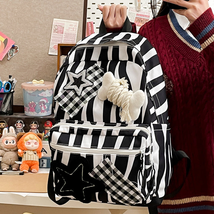 Backpack with Creative Applications and Practical Compartments Kalsten