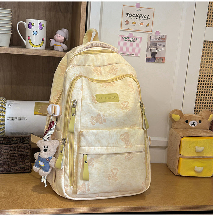 Casual Multi-Compartment School Backpack Kalsten