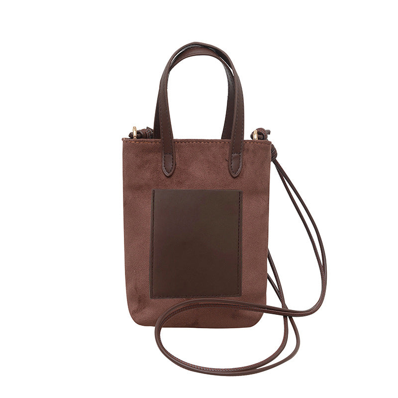 Miniature Vegan Leather Crossbody Bag