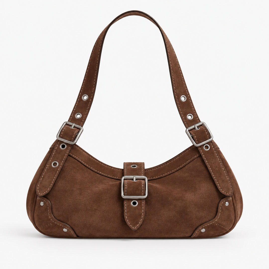 Suede Shoulder Bag