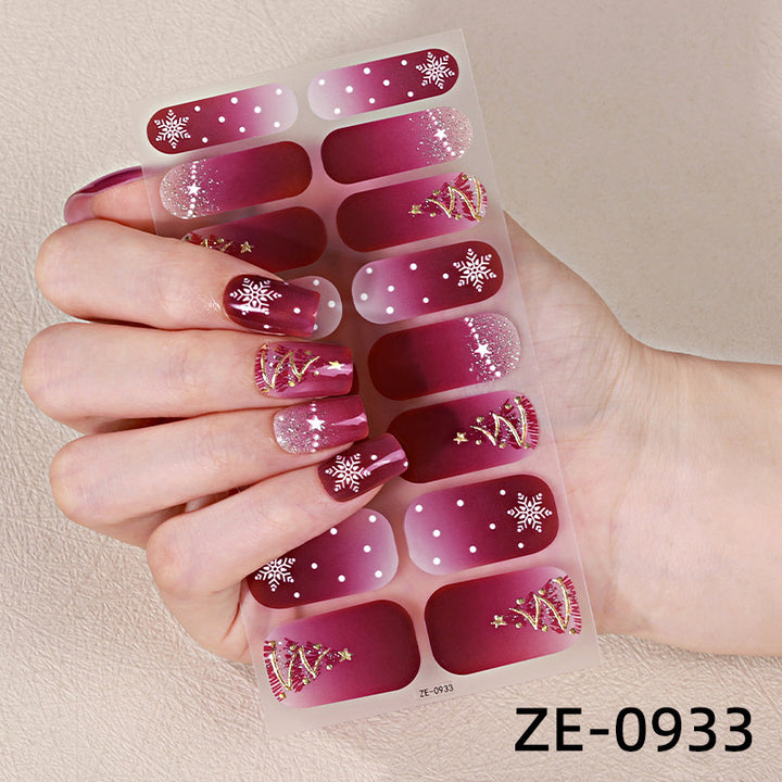 Holiday-Themed Nail Art