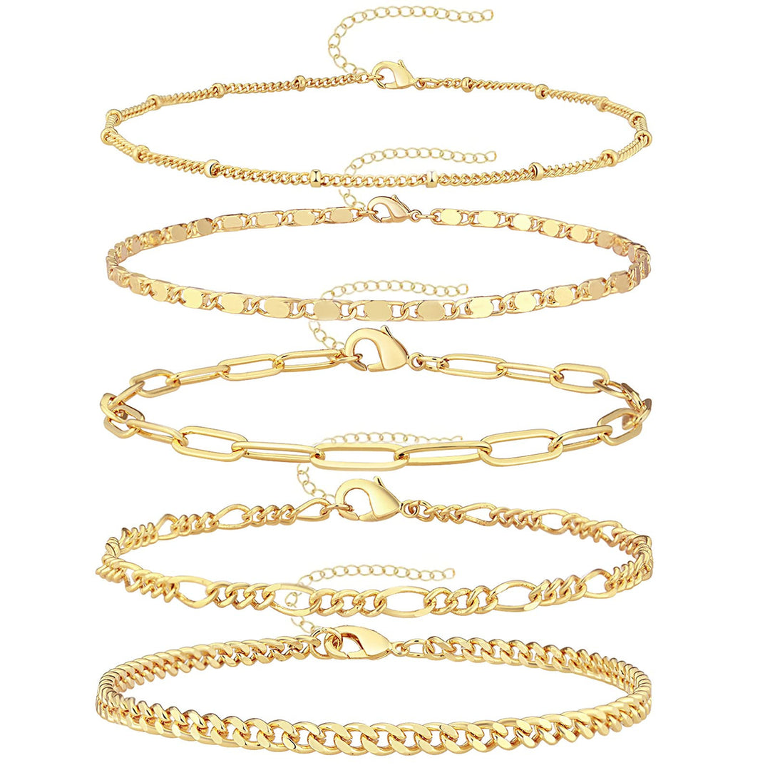 Adjustable Multi-Style Anklet Set Kalsten