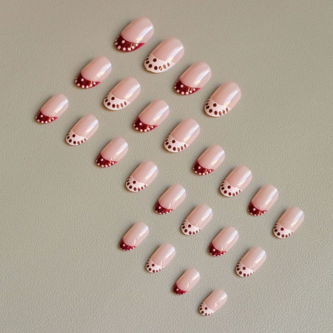 Creative French Tip Nail Art Set