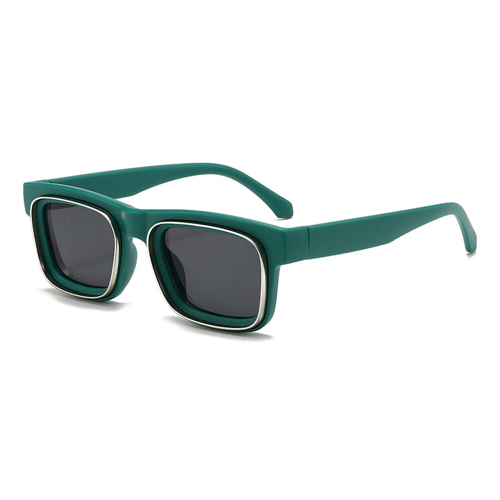 Women's fashionable square sunglasses with contrasting frame Kalsten