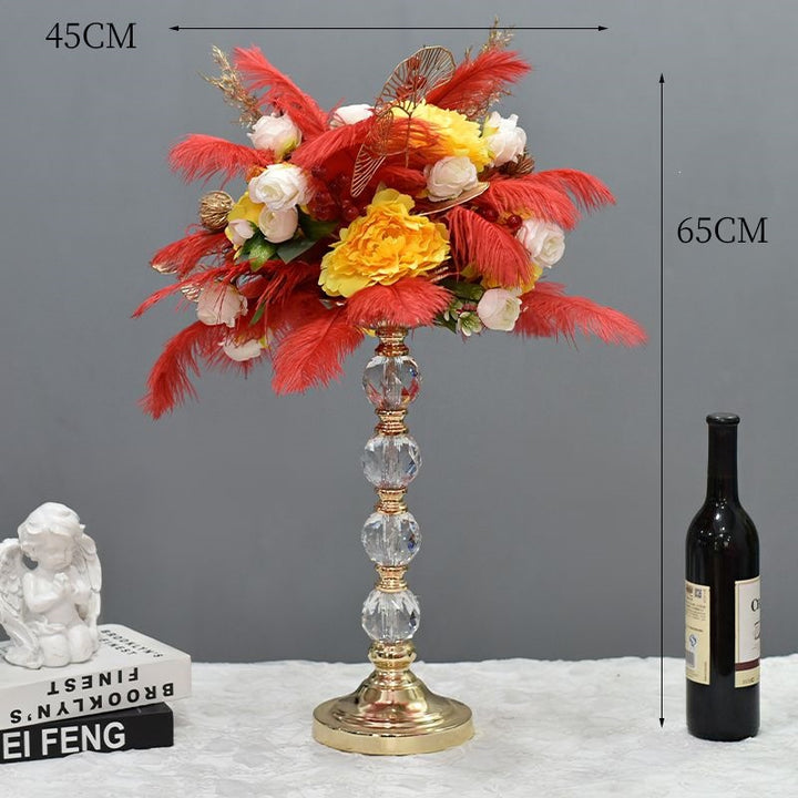 Elegant Crystal Candle Holder