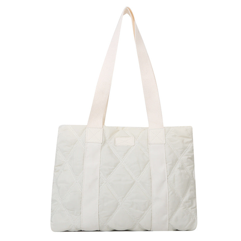 Quilted Large Tote Bag