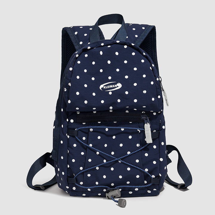 Trendy Polka Dot Casual Backpack Kalsten