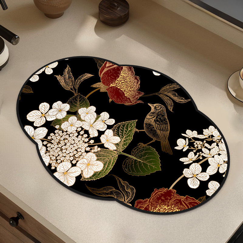 Artistic Floral Area Rug