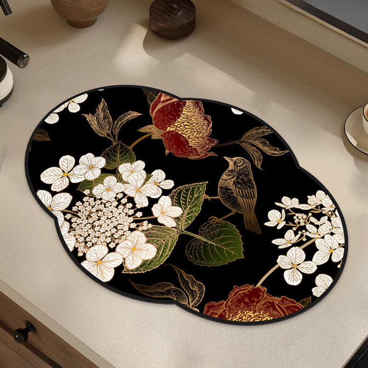 Artistic Floral Area Rug