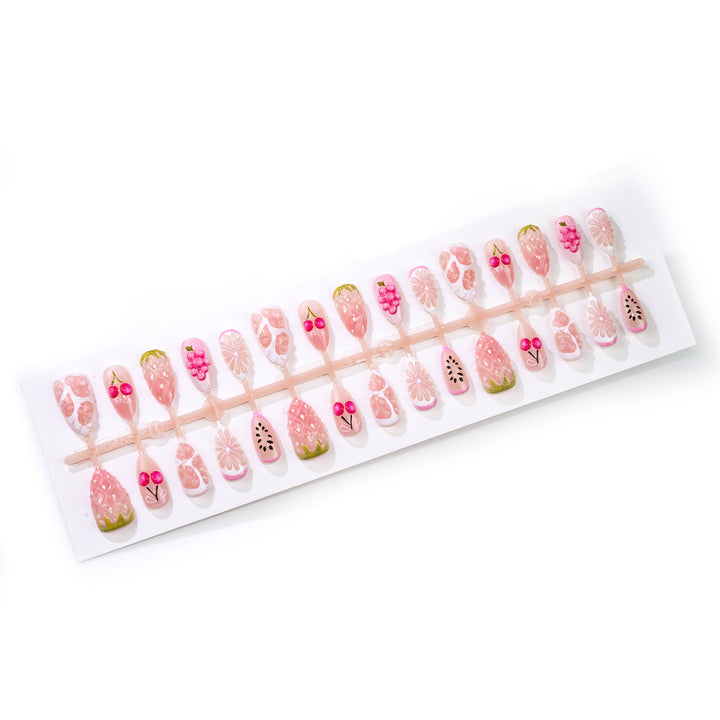 Fruit-Inspired Decorative Press-On Nails Kalsten