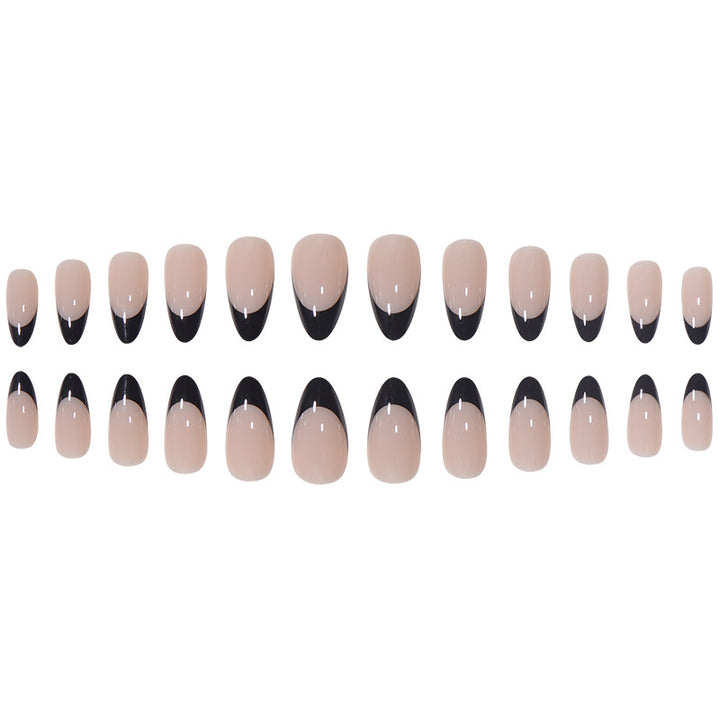 Glossy Natural-Shape Press-On Nails Kalsten
