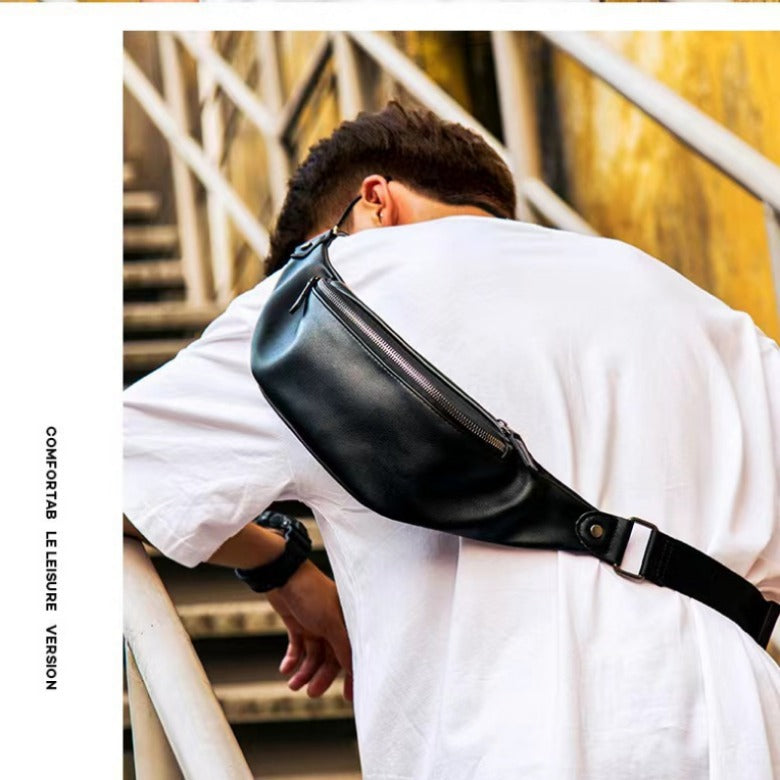 Stylish Leather Fanny Pack