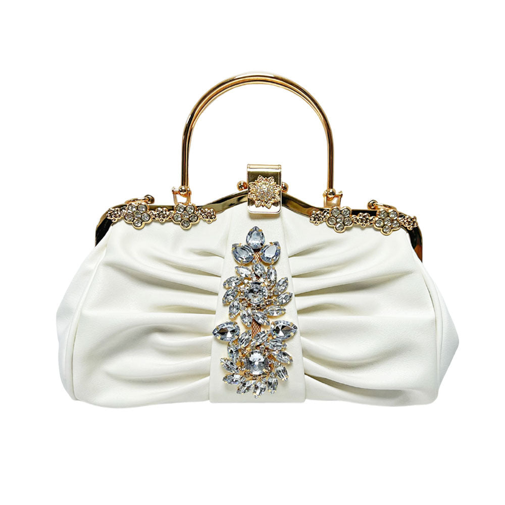Ornamented Vintage-Inspired Evening Bag