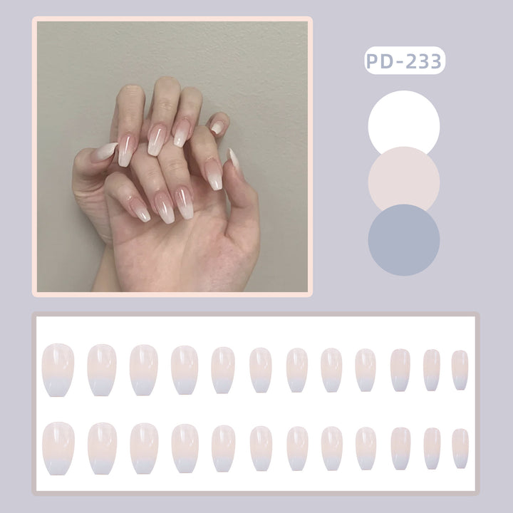 Elegant Gradient Press-On Nails