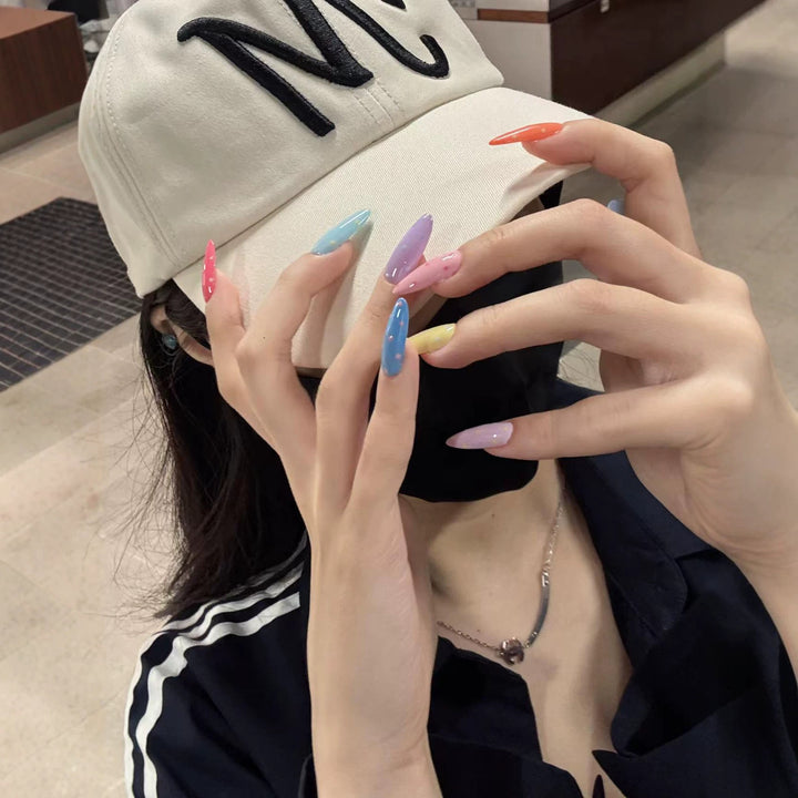 Colorful Gel Nail Extensions
