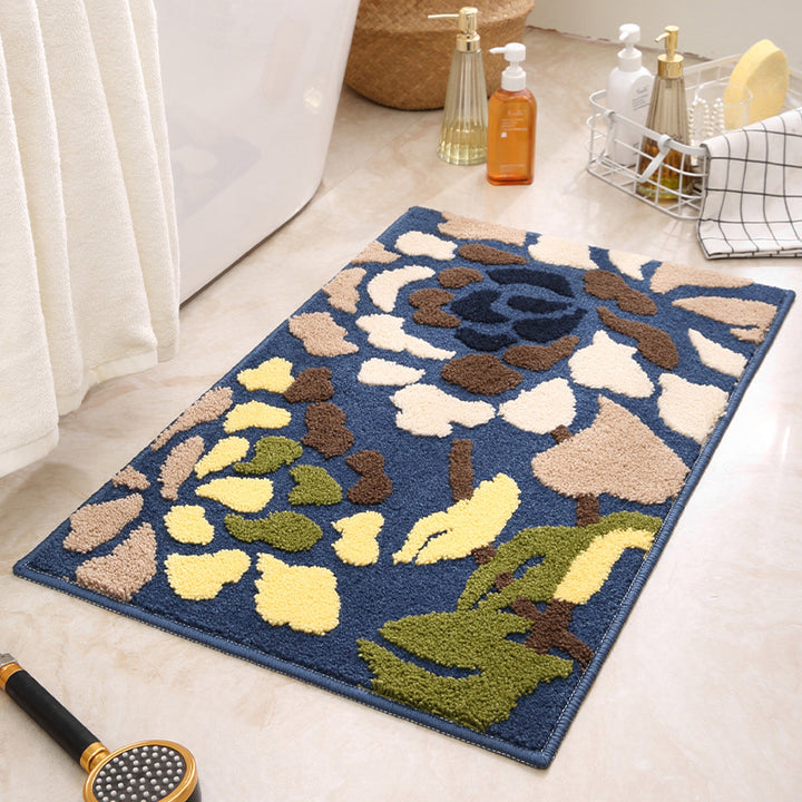 Leaf Pattern Area Rug for Home Decor